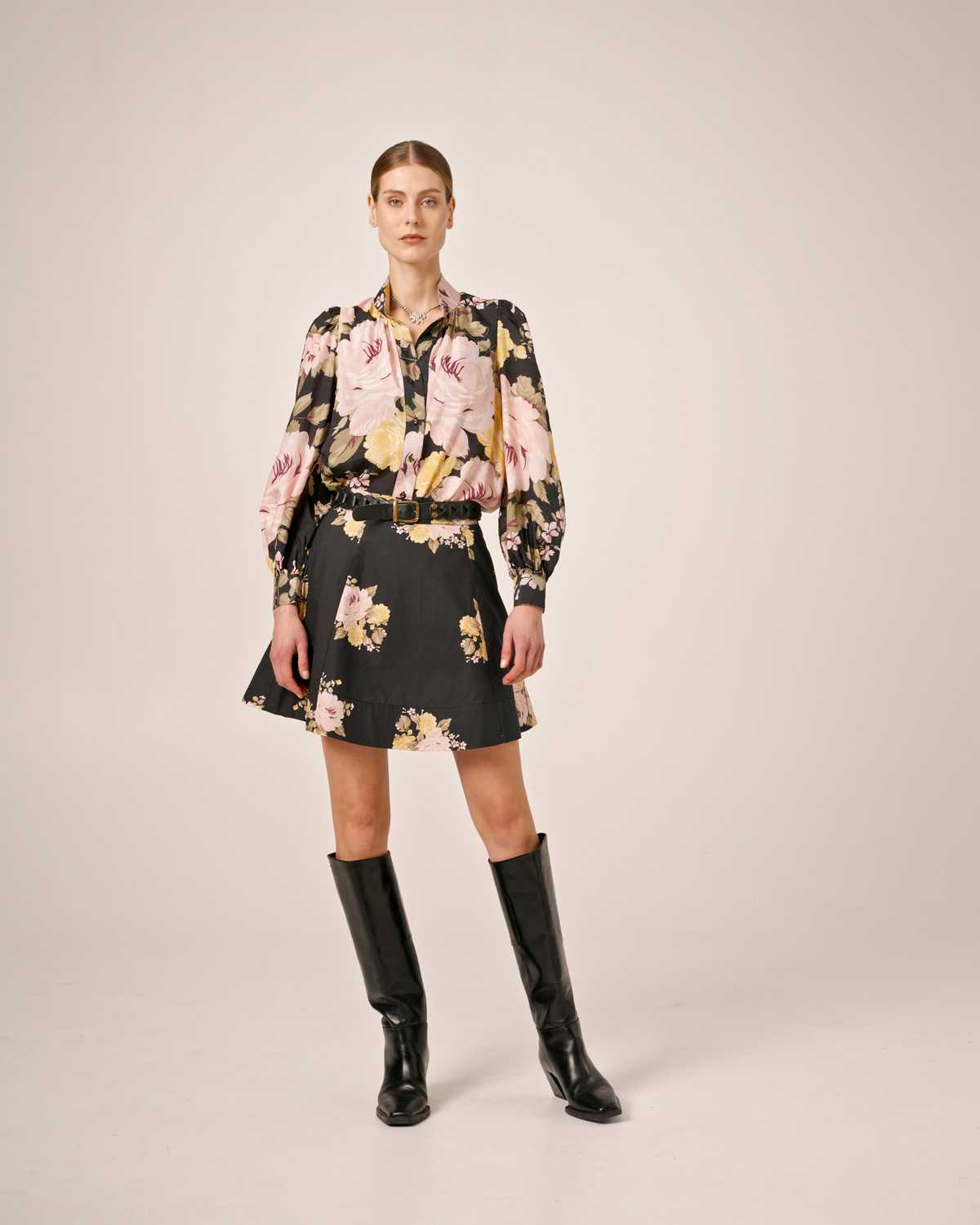ミニスカート Poplin and jersey skirt MG2305_15W3_F0YKC_S_OOO P00972935.jpg