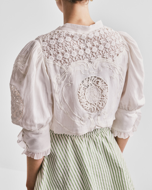 byTiMo | Lace Ruffle Top - Black