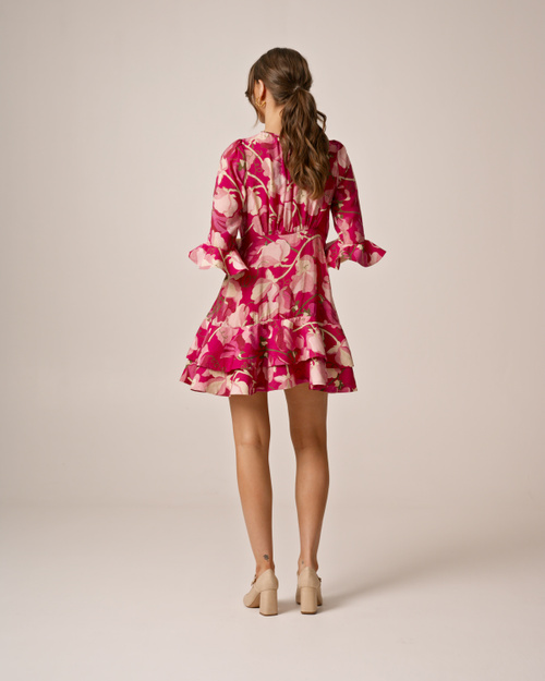 byTiMo | Viscose Mini Dress - Cherry Blossom