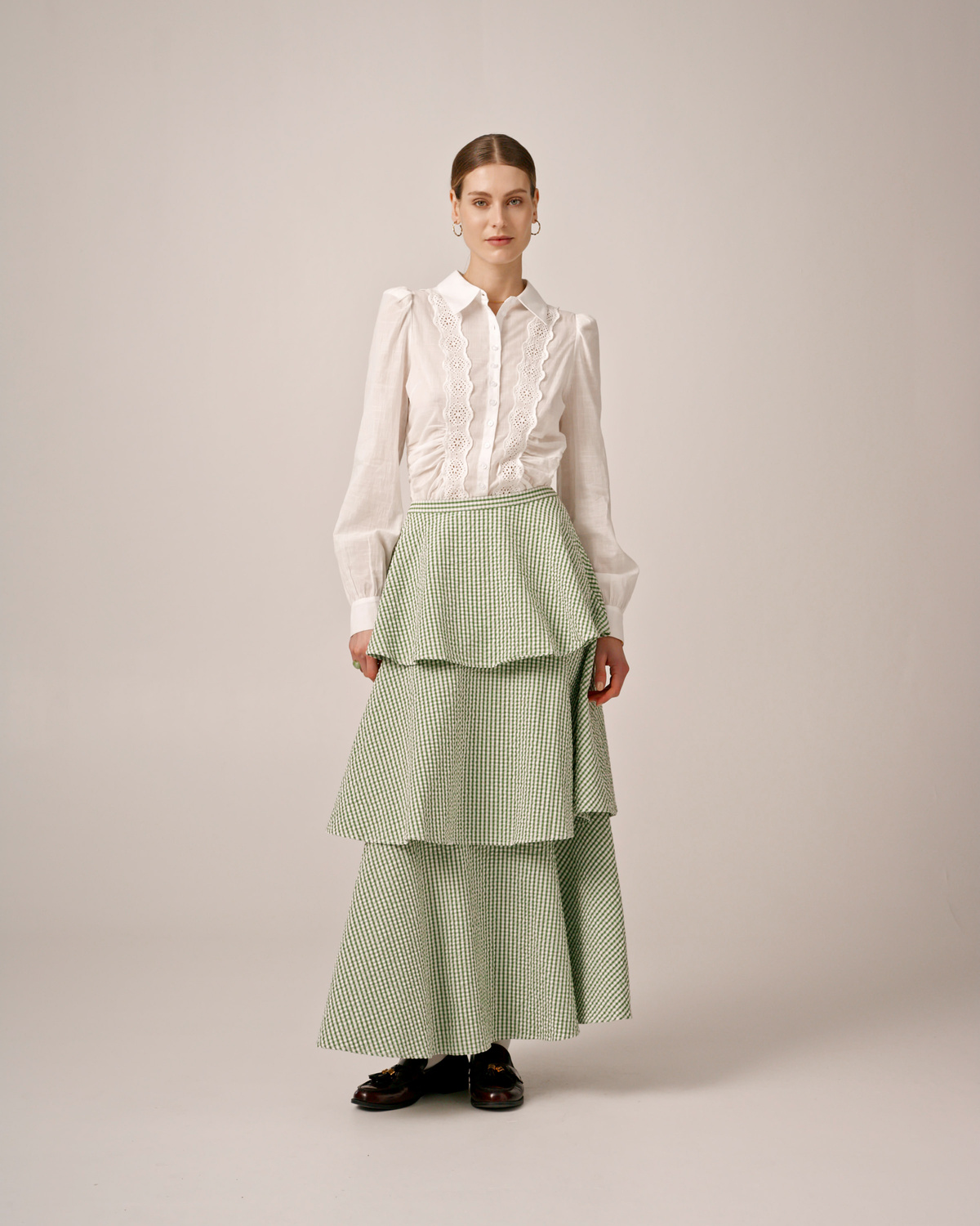 スカート ORR Seersucker Slit Skirt Designer fashion, Seoul-fully created | W Concept