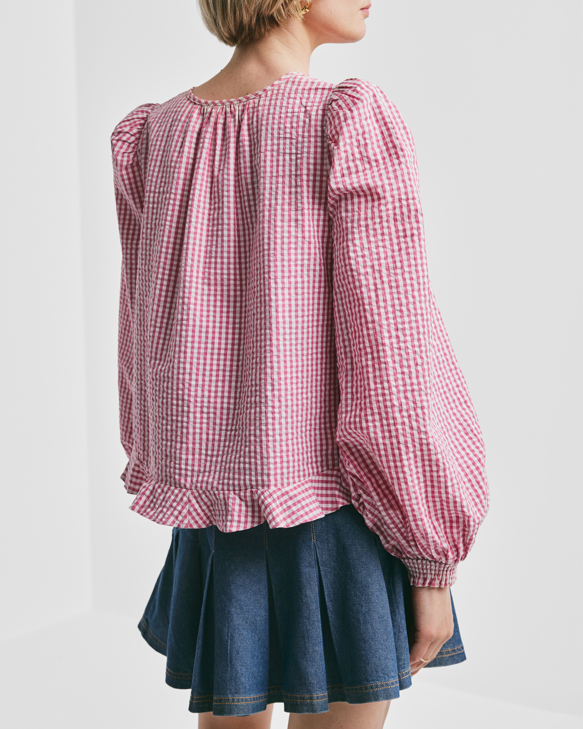 pois gather 2way blouse pink 新品 1532_78615c45b8-2530711_429_2-