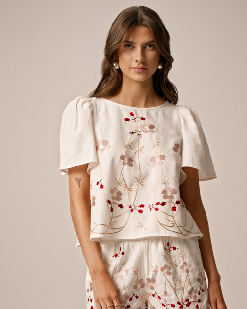 byTiMo | Linen Shorts - White