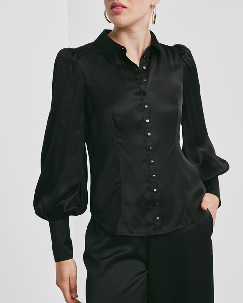 【即日発送】Bibiy IRIS RUFFLE TOP ブラック 即日発送】Bibiy IRIS RUFFLE TOP ブラック