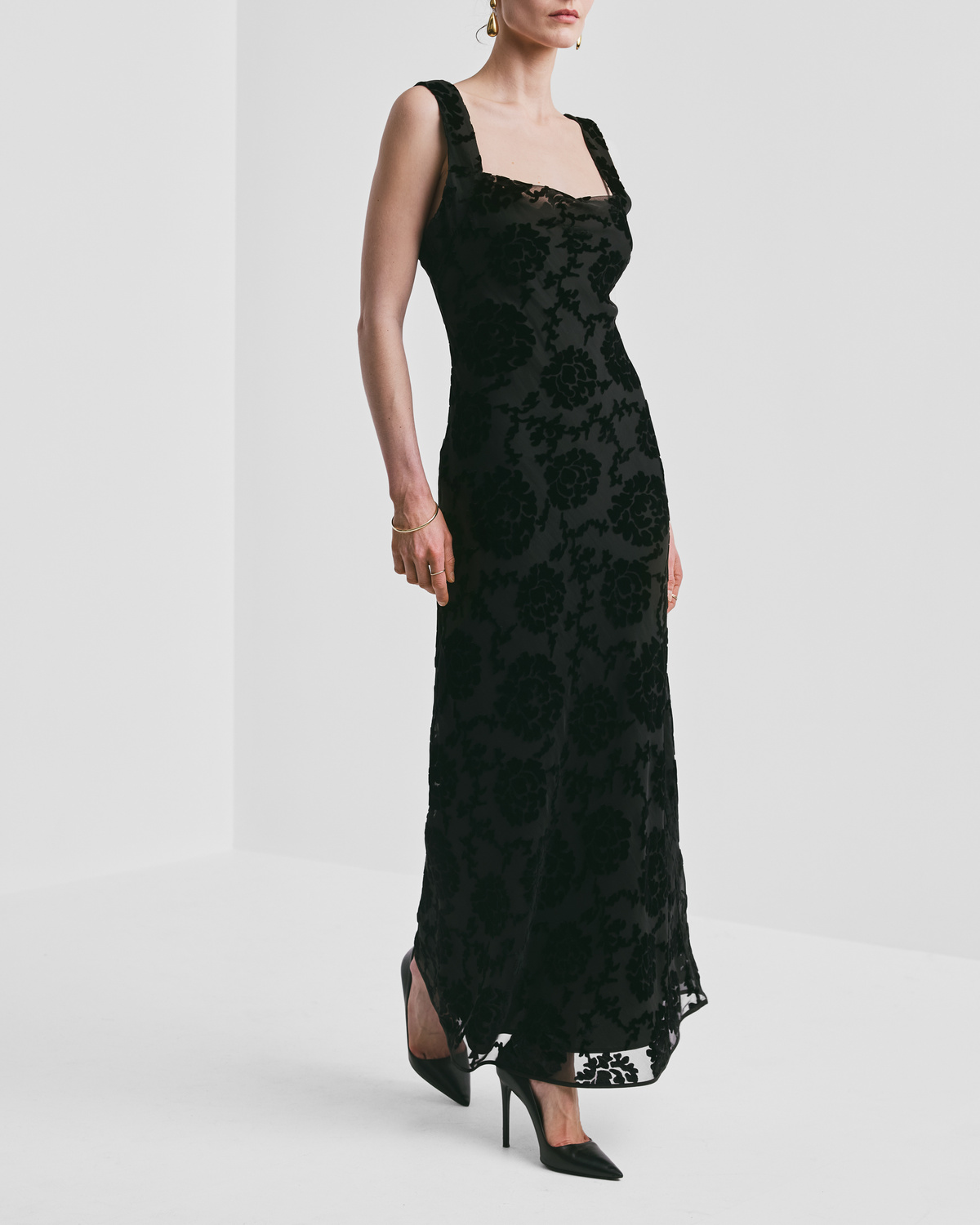 Robe-forming Wolford Velvet Lace Noir - Taille S Bonnet B