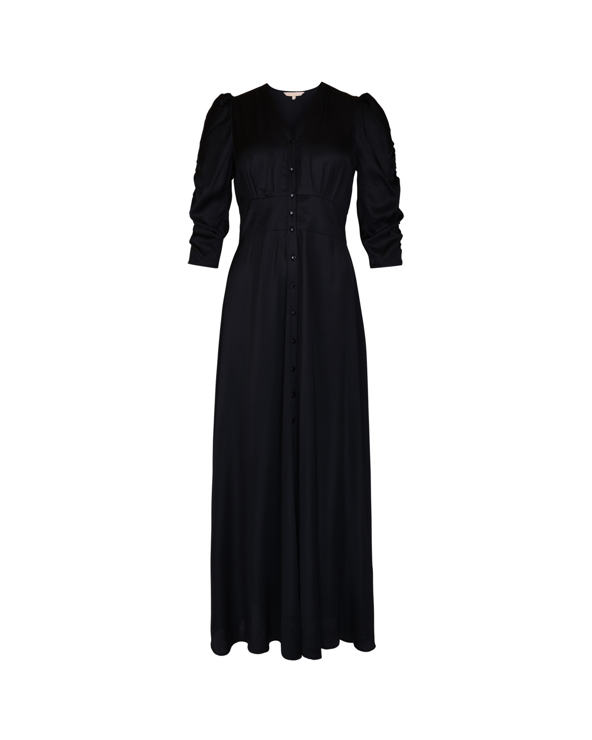princess polly baby blue dress YOURS Plus Size Black Button Front Textured Pinafore Dress