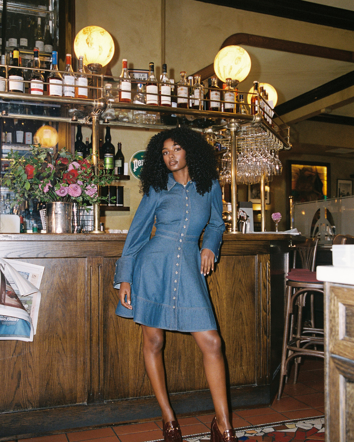 byTiMo | Denim Mini Dress - Dark Blue
