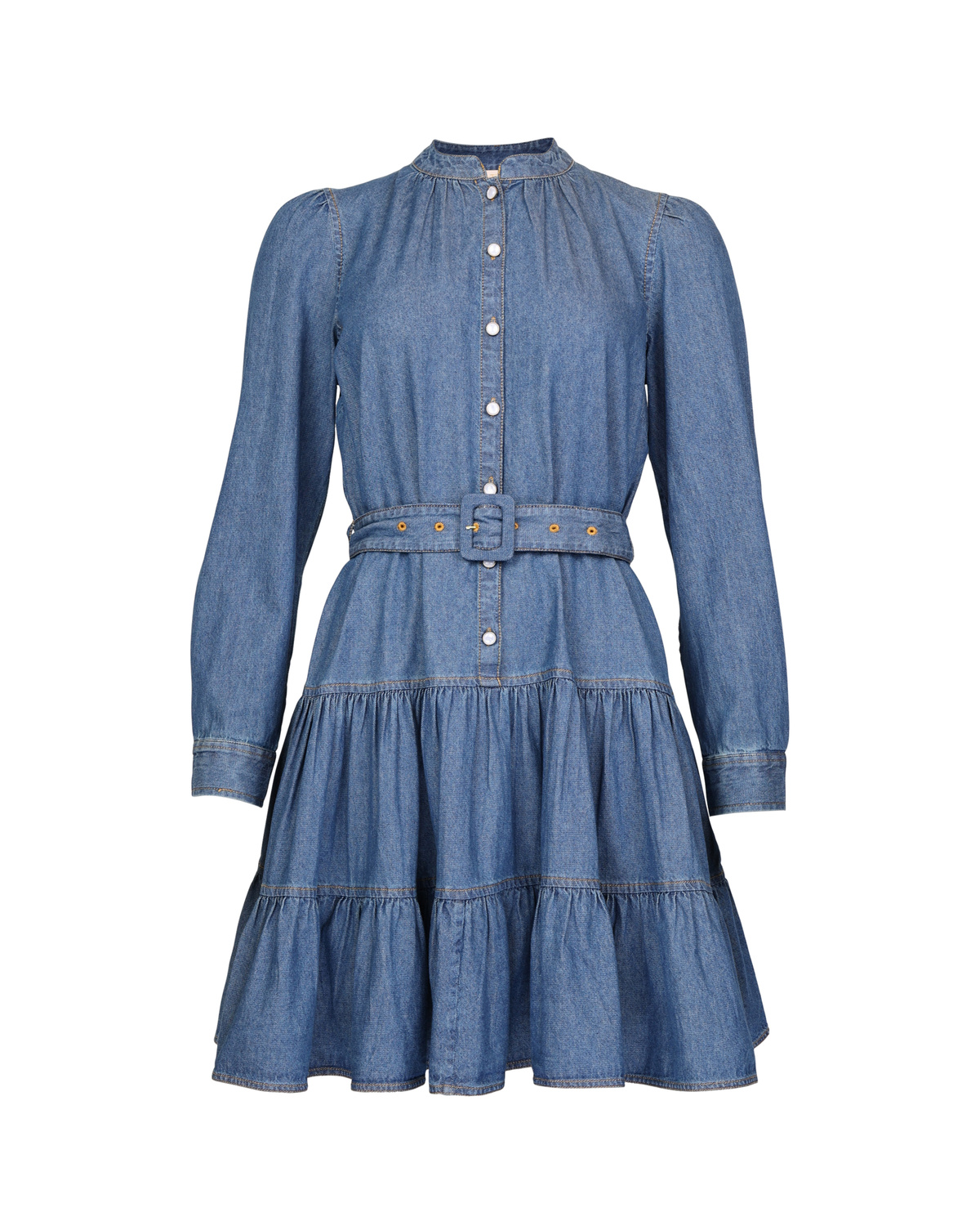 white christmas dresses Baltic Born Womens Janelle Midi Dress | Denim Blue main image 1