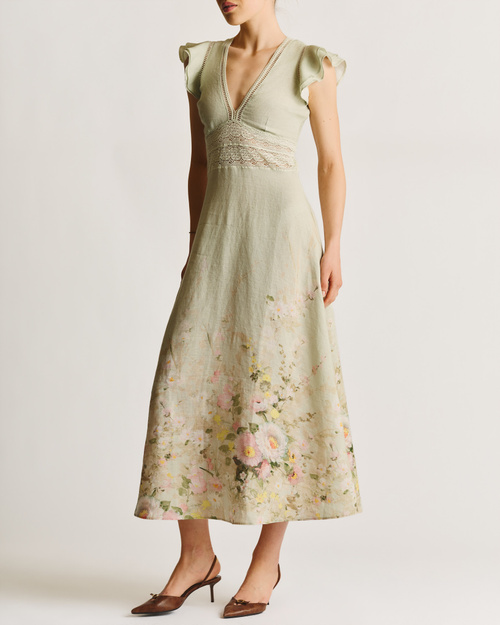 byTiMo | Linen V-Neck Dress - Sunlight