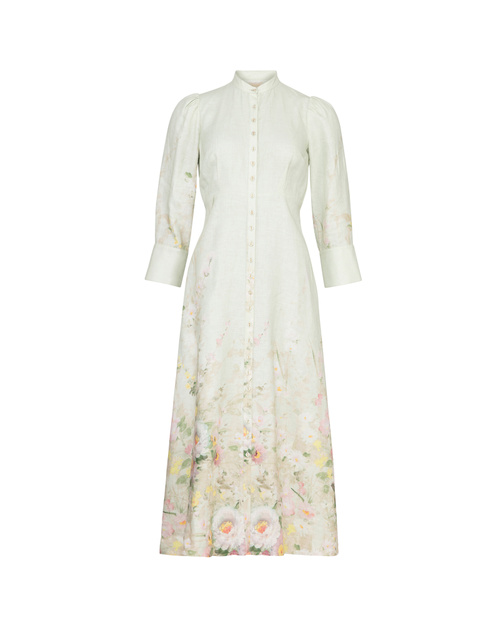 byTiMo | Linen Button-Down Dress - Bluebell