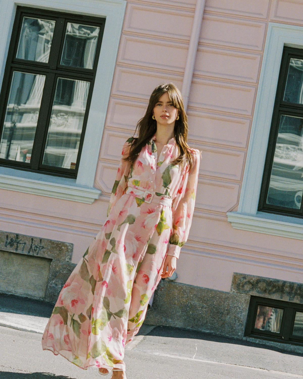 bytimo organza maxi dress Just landed!Organza Belt Dress i printet Watercolor Dreams, fra byTiMo!  www.sevenfemales.net