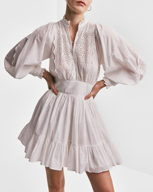 byTiMo | Cotton Slub Maxi Dress - White