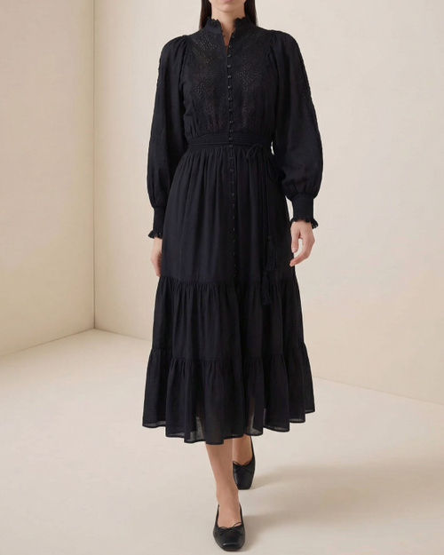 byTiMo | Linen Button-Down Dress - Bluebell