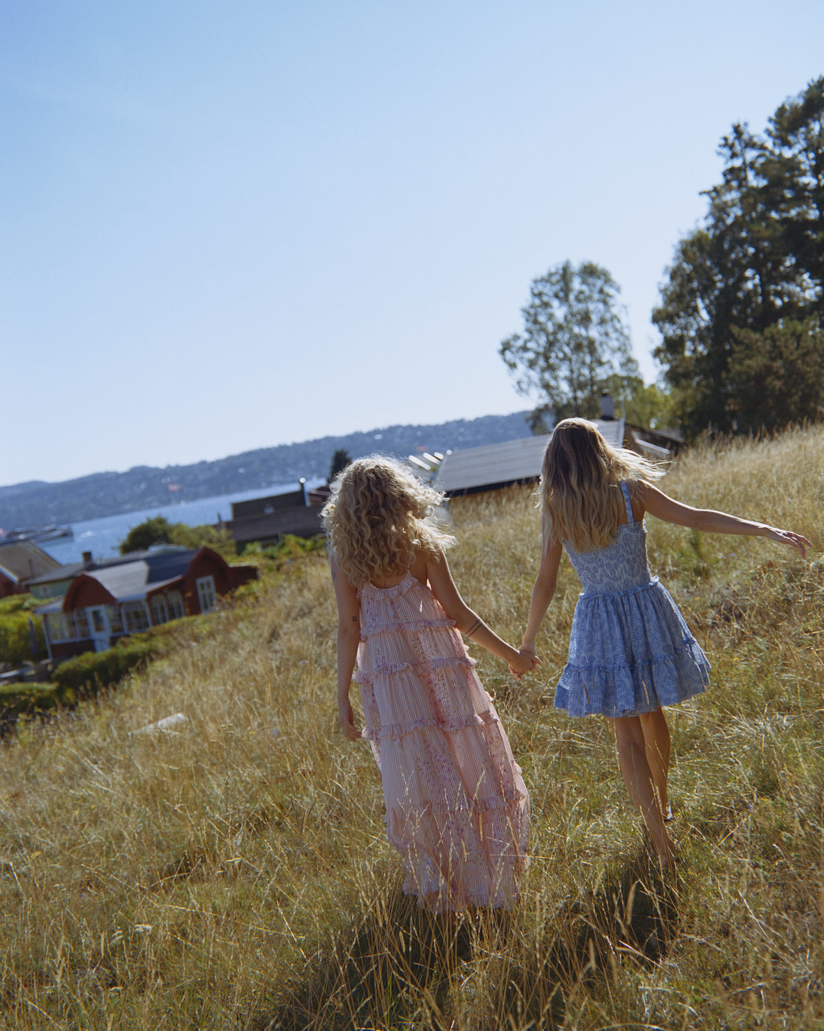 byTiMo | Checks Mini Dress - Light Blue