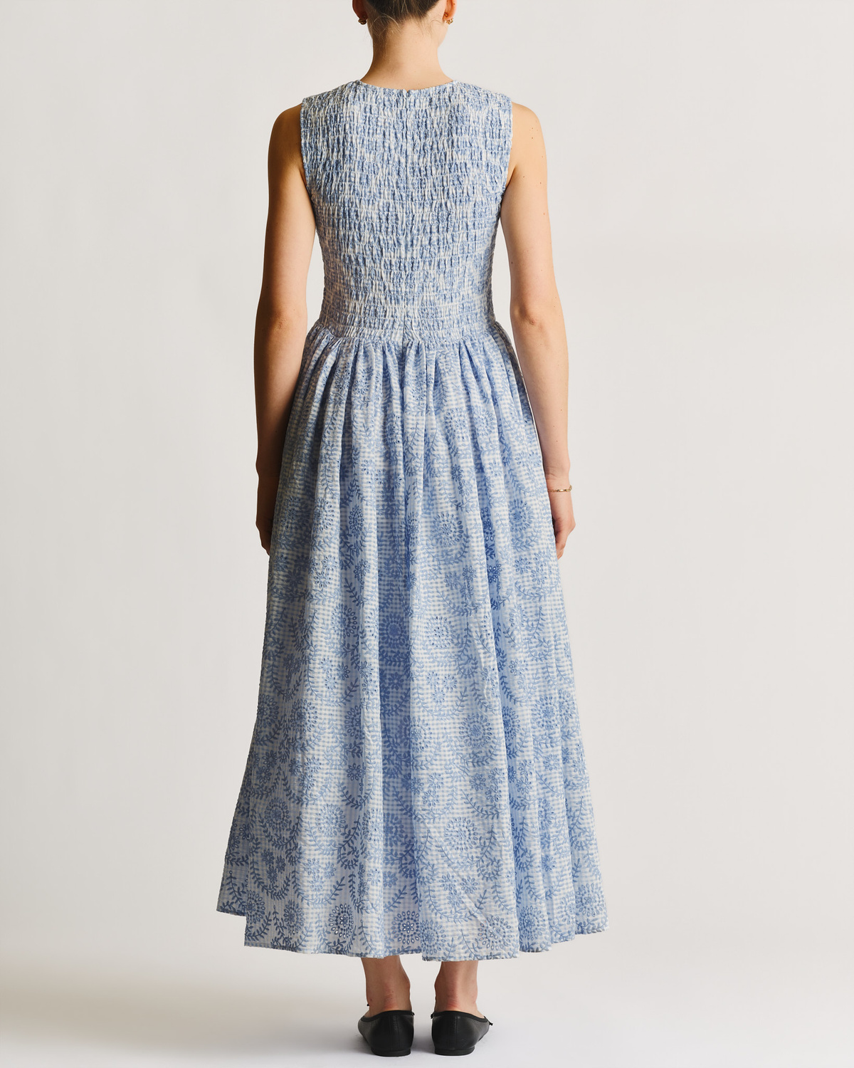 white lace off shoulder midi dress Bella and Bloom Boutique