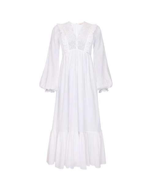 byTiMo | Cotton Slub Maxi Dress - White