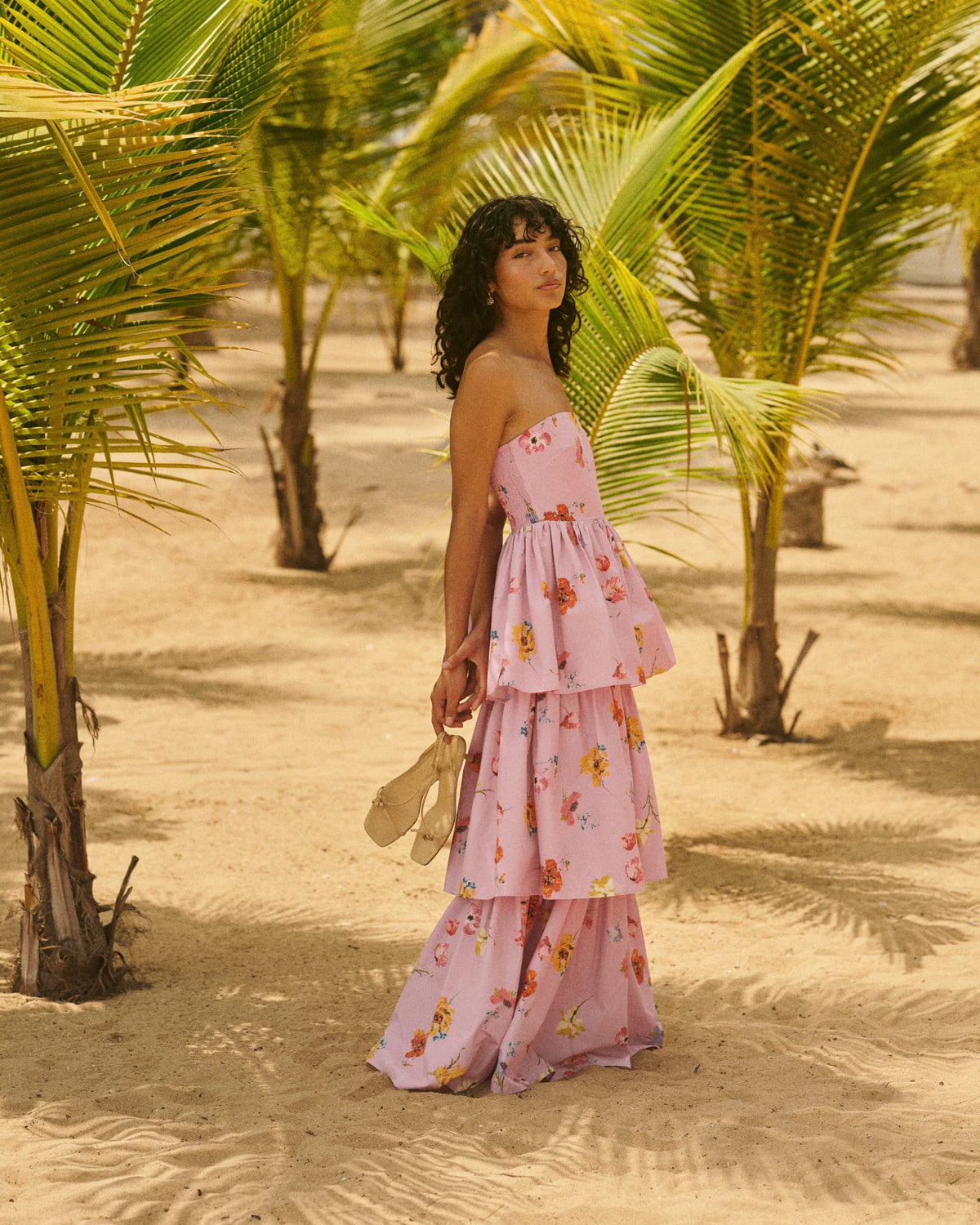 bytimo pink dress byTiMo | Cotton Taffeta Bandeau Dress