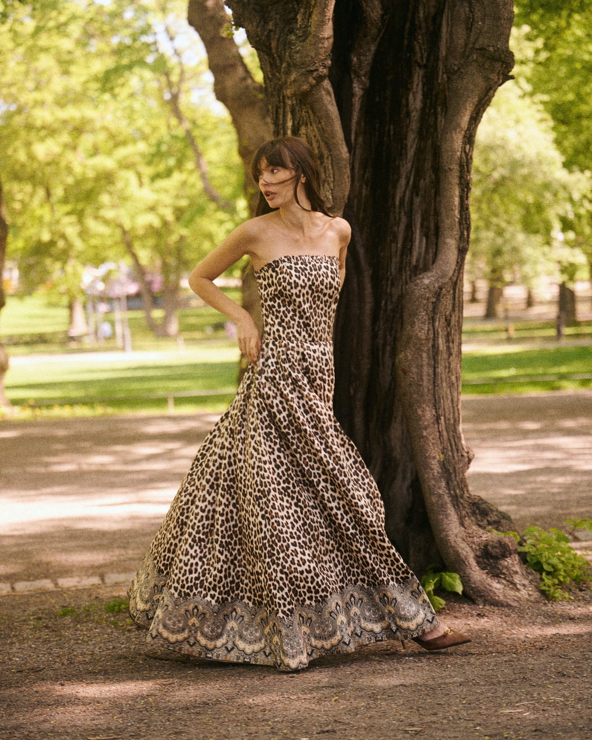 byTiMo | Taffeta Bandeau Dress - Wild Paisley